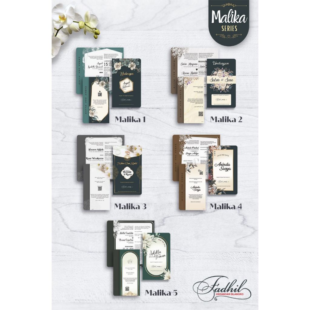 

UNDANGAN WEDDING CETAK (Free Kemasan + Label Nama) - EDISI FADHIL