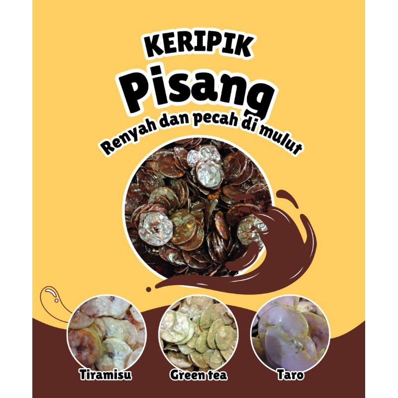 

keripik pisang coklat lumer