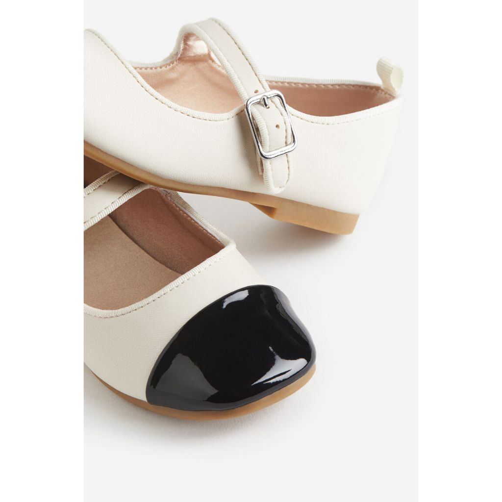 H&M SALE Sepatu Anak Hnm Perempuan Ori H&M New /Ballerinas Flat White