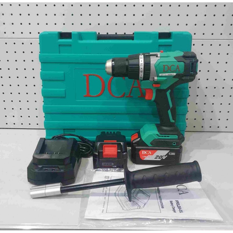 BOR CAS DCA CORDLESS BRUSLESS ADJZ03-13 EM 20V HAMMER DRILL
