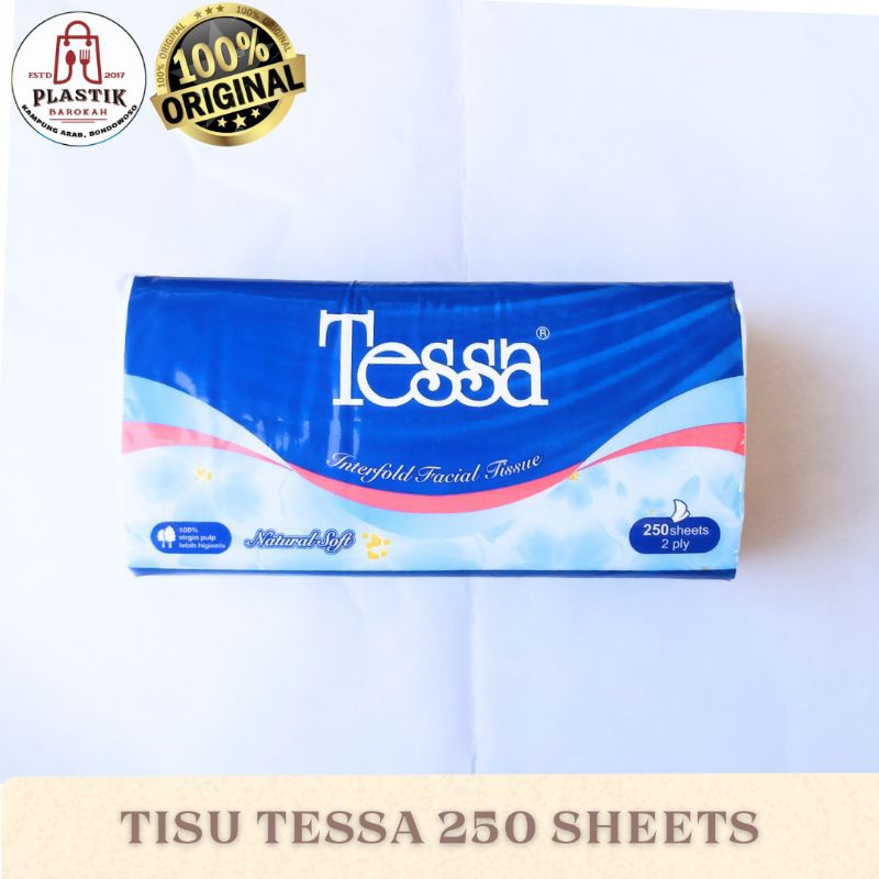 TISU TESSA 250 SHEETS / TISU 250 SHEETS / TISU PUTIH/