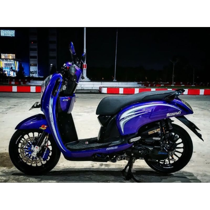 STRIPING TRANSPARAN SCOOPY FI 2013 2015 STYLISH