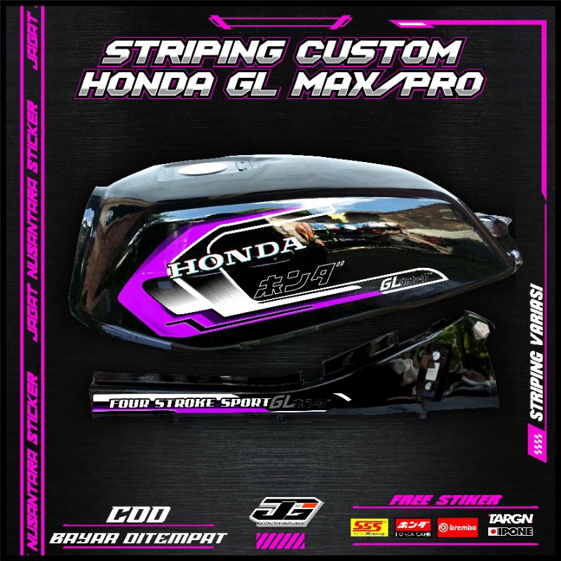 Gl Max Gl pro, Striping Custom gl, Promo Striping, Striping gl, Stiker herek, Stiker racing