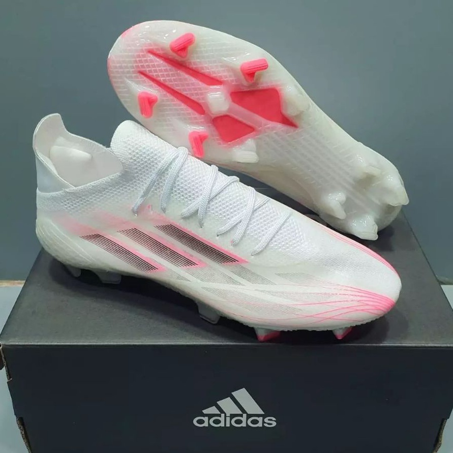 Harga Heboh Promo Sepatu Bola Adidas X Speedflow1 White Pink