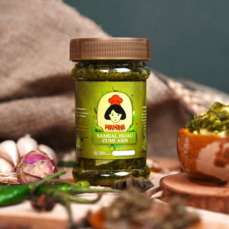 

Mamina - Sambal Hijau Cumi Asin