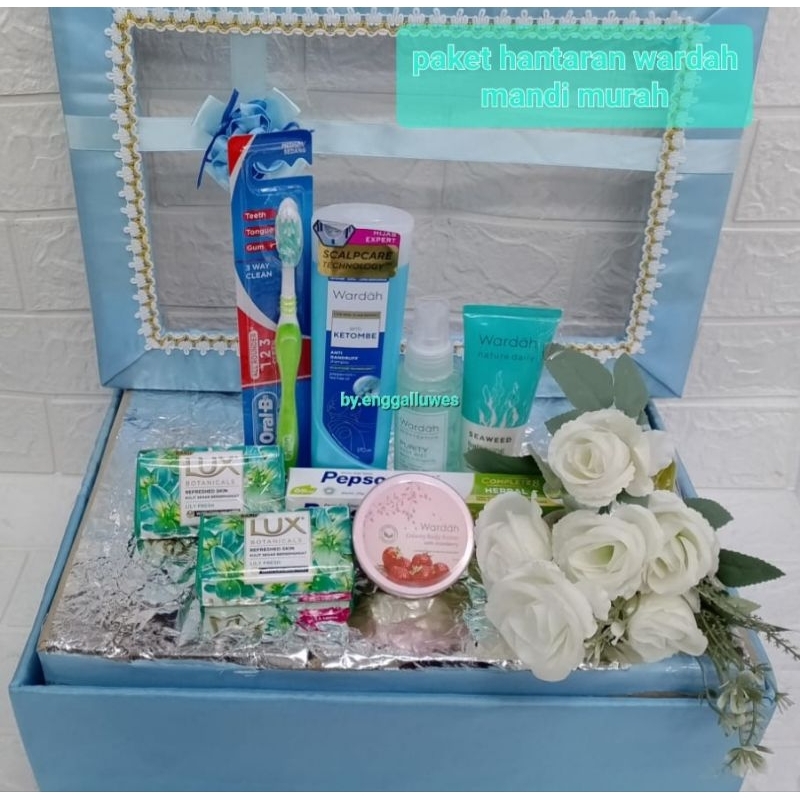 PAKET SESERAHAN/PAKET HANTARAN WARDAH MANDI MURAH