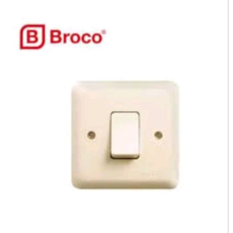 SAKLAR 1 BROCO|SAKLAR BROCO 1 | SINGLE SWITCH BROCO | BROCO CREAM 1