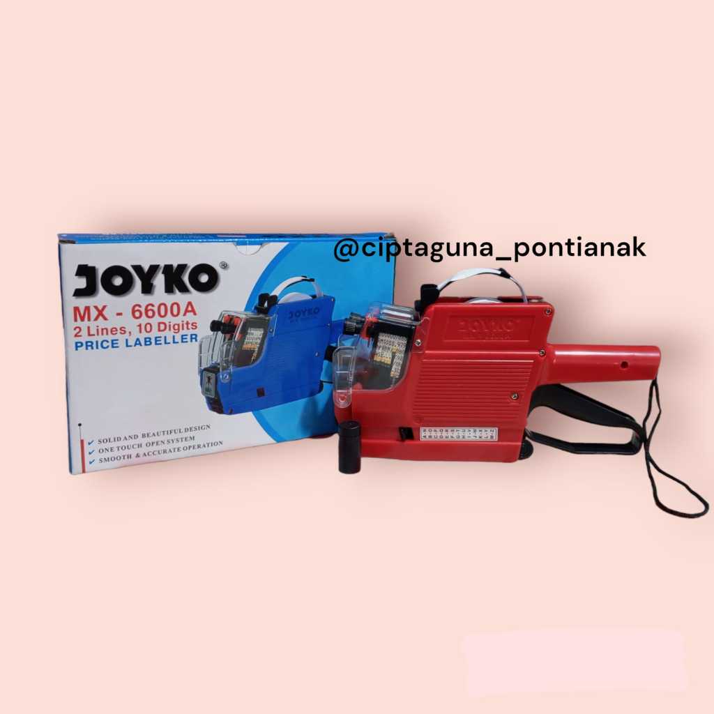 

MESIN ALAT LABEL HARGA JOYKO MX 6600A (2 LINE) - MURAH!!!