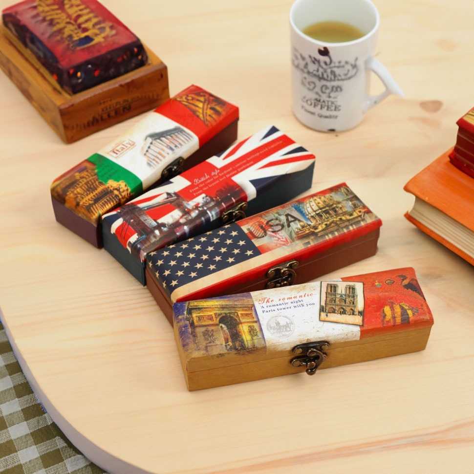 

Tempat Pensil Retro Vintage Aesthetic | Pensil Case