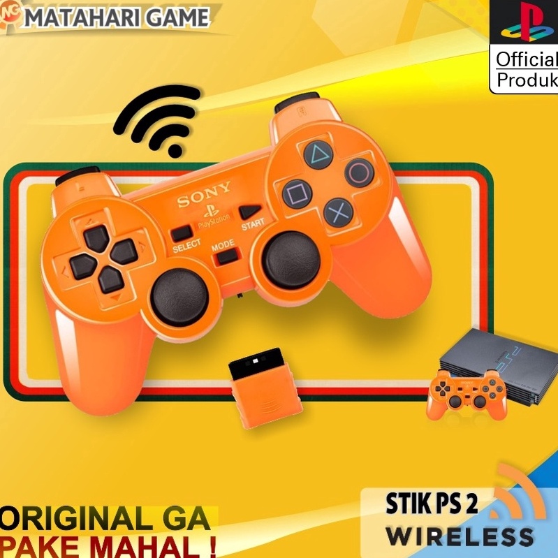 Harga termurah Stik Stick PS2 Wireless  Stik PS2 Wireless Original SONY Dualshock Getar w Premium