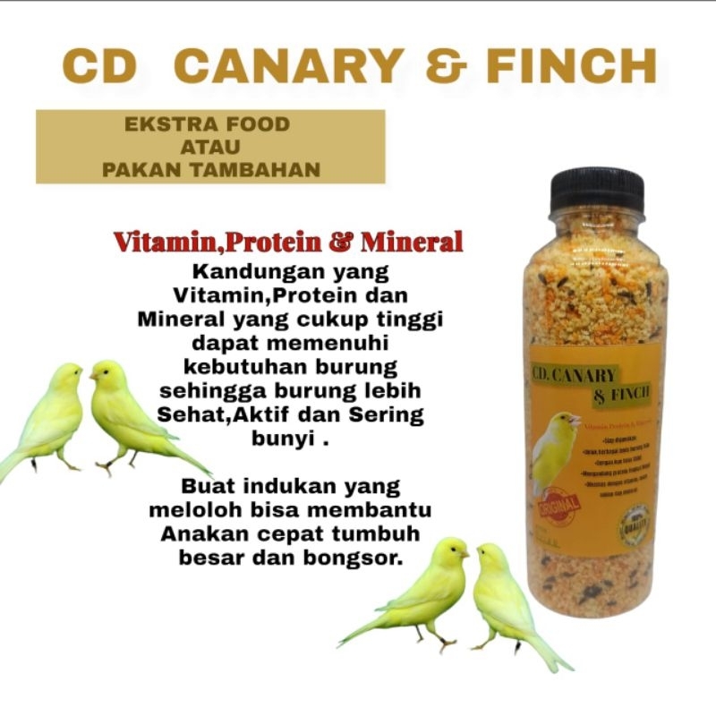 Pakan Kenari Dan Finch (ExtraFooding)