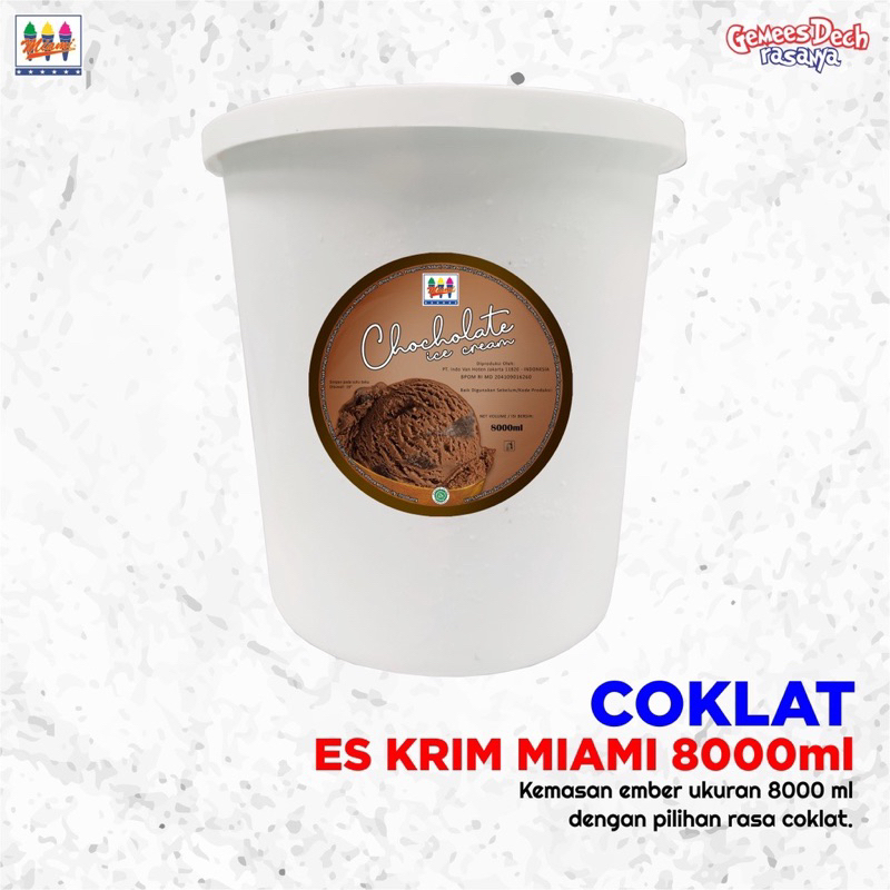 

ES KRIM MIAMI COKLAT 8000ML