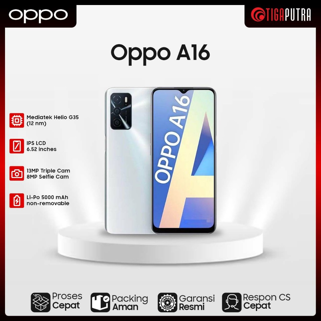 Oppo A16 3/32GB (Ex-DemoLive)