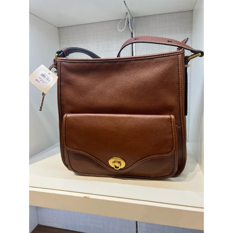 Tas Wanita FossilOriginal Heritage Hobo Brown