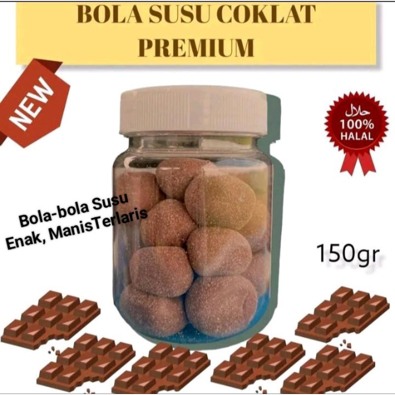 

BOLA-BOLA SUSU COKLAT 150gr terlaris enak manis coklat