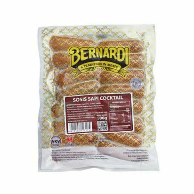 

Bernardi Sosis Sapi Cocktail 500 gr