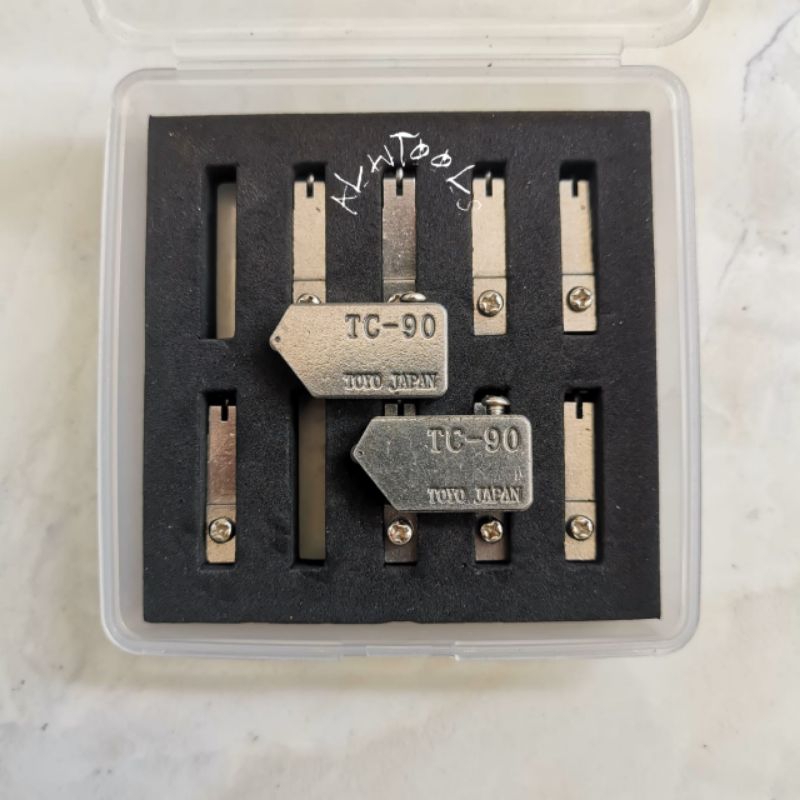 Oil Glass Cutter TOYO TC 90 Original Japan / isi ulang kepala TOYO TC 90 Glass Cutter Oil