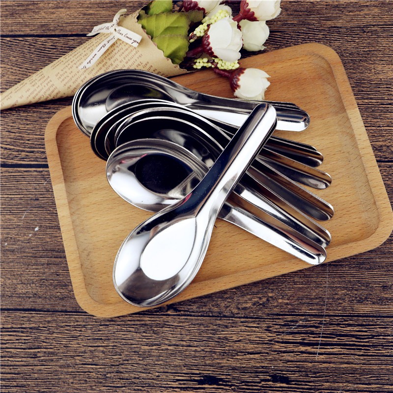 12 PCS Sendok Bebek Stainless /Sendok Bebek Stainless Steel/Sendok Bebek/Sendok Makan