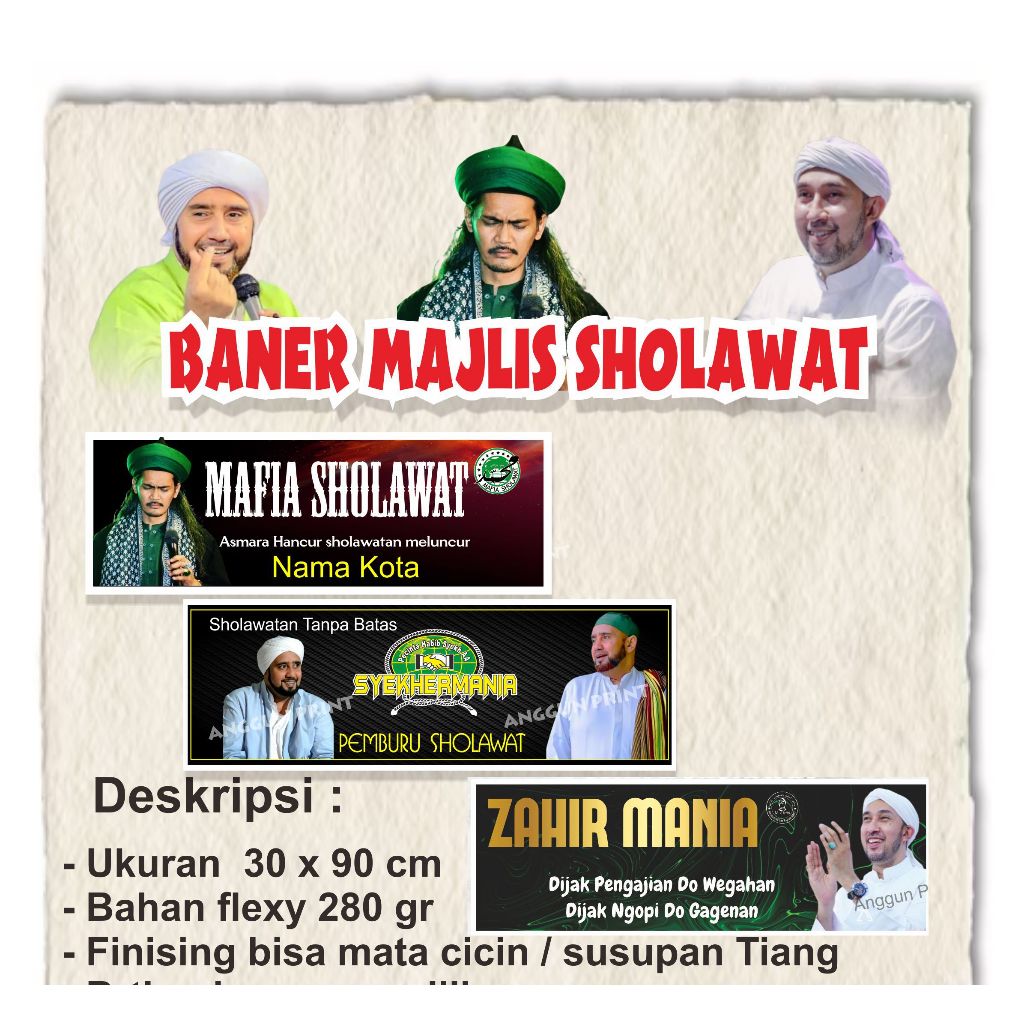 spandukzahirmania,syekhermania,mafia sholawat spanduk majlis sholawat,sapnduk habib syech.spanduk ha