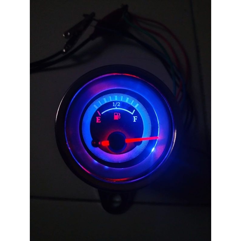 ampere bensin jarum led amper bensin jarum led meter fuel gauge bensin jarum led motor mobil ampere 