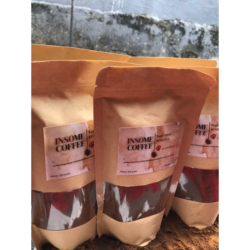 

Kopi Bubuk Robusta Palembang 250gram
