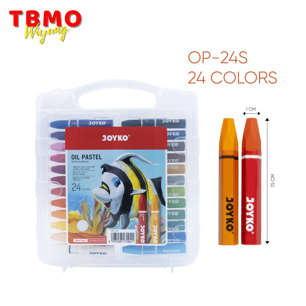 

TBMO Oil Pastel / Crayon Joyko 24 Warna