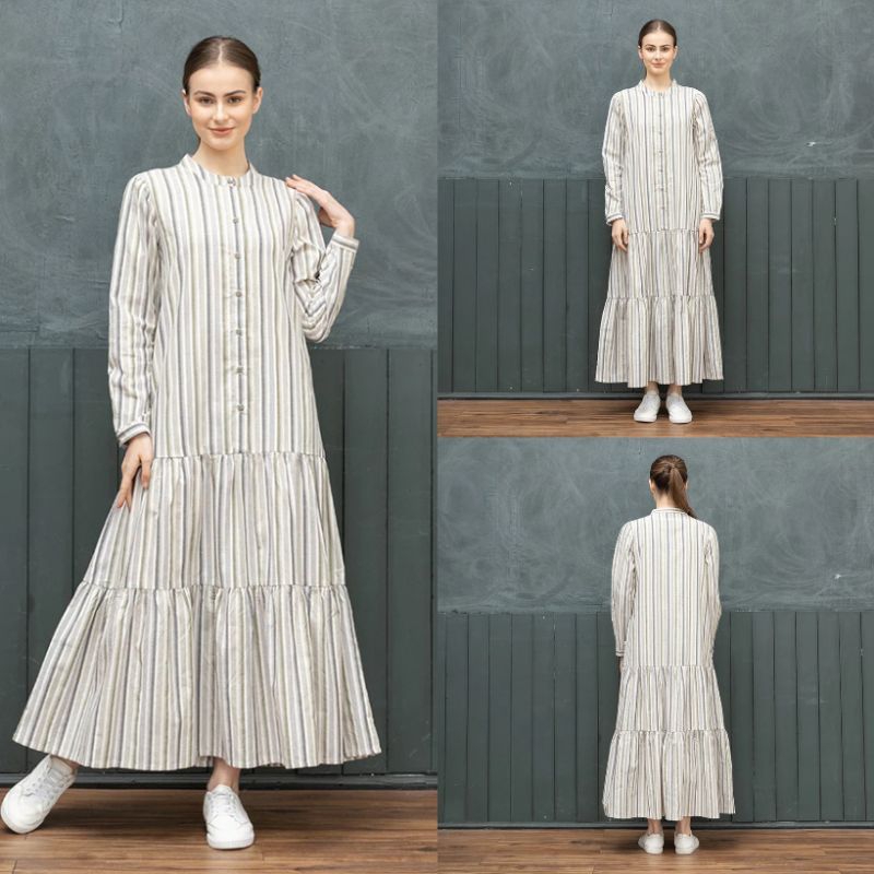 Maxi Long dress wanita brand Graphis