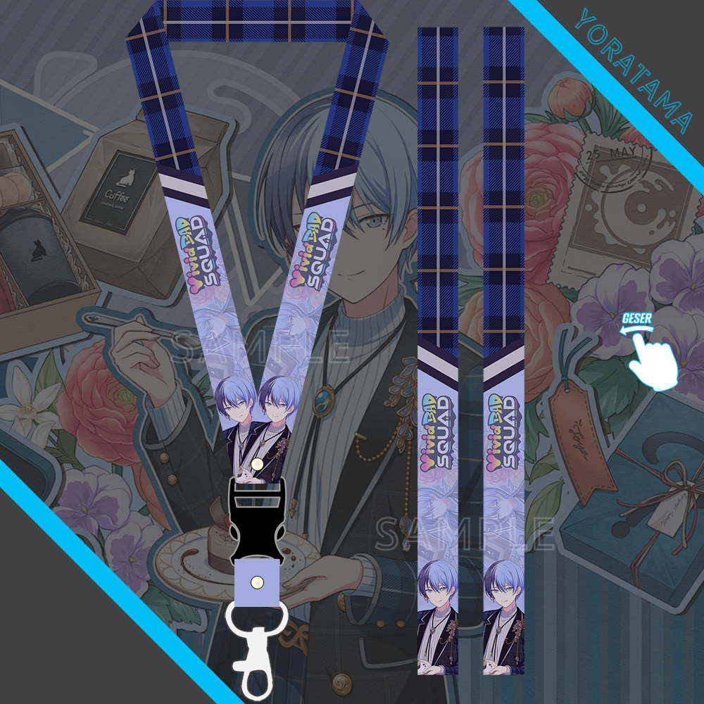 Gantungan Tali Lanyard Toya Aoyagi Project Sekai, Gantungan Anime