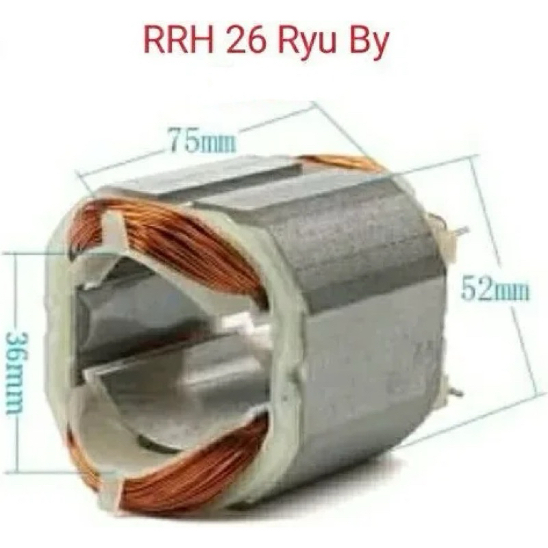 Stator RRH26 RYU Bantalan angker mesin Bor