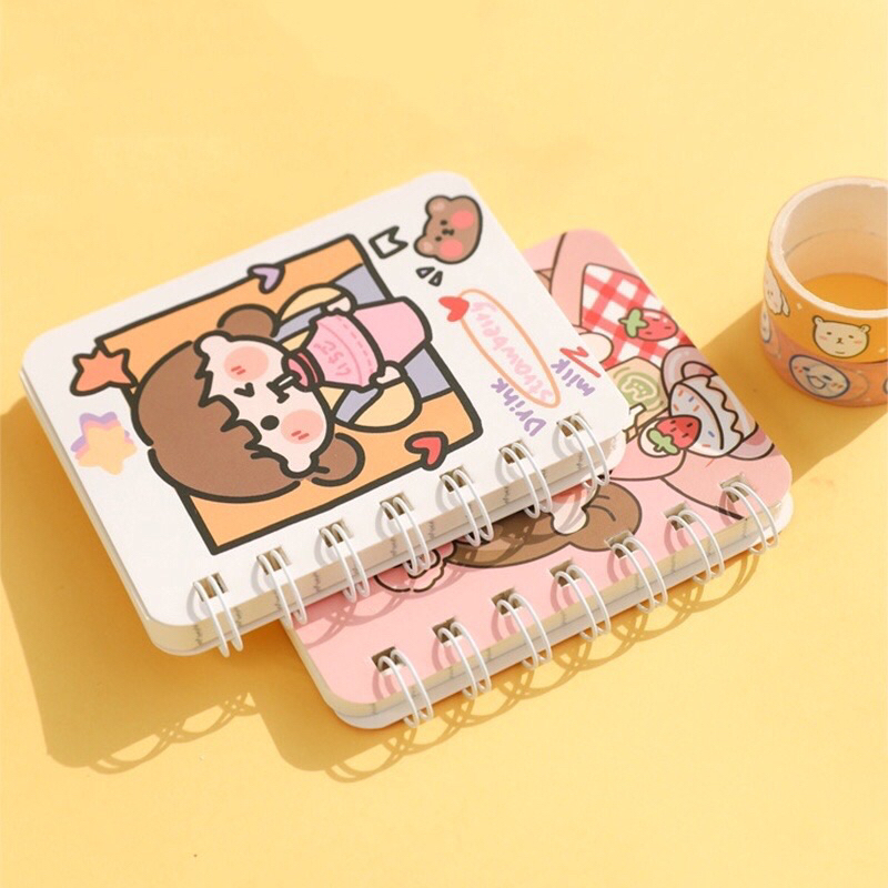 

Note Mini Scrapbook / Buku catatan Ring / Buku Mini