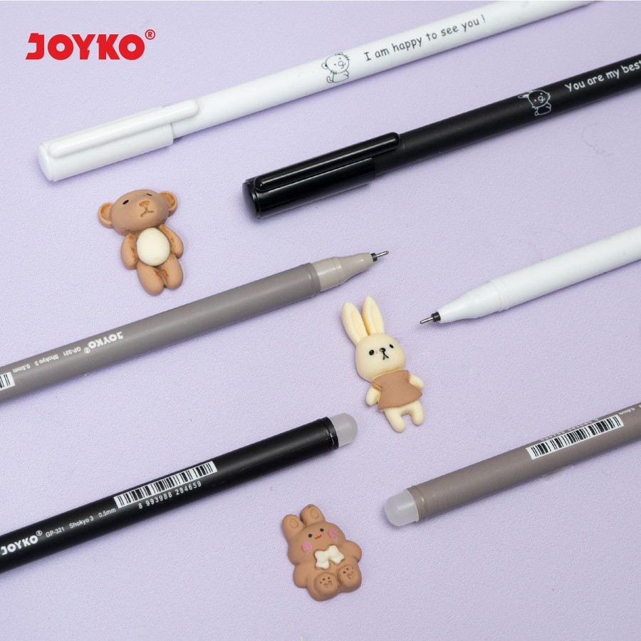 

Erasable Gel Pen Pulpen Bisa Dihapus Joyko GP-321 Shokyo 3 Gel 0.5 mm