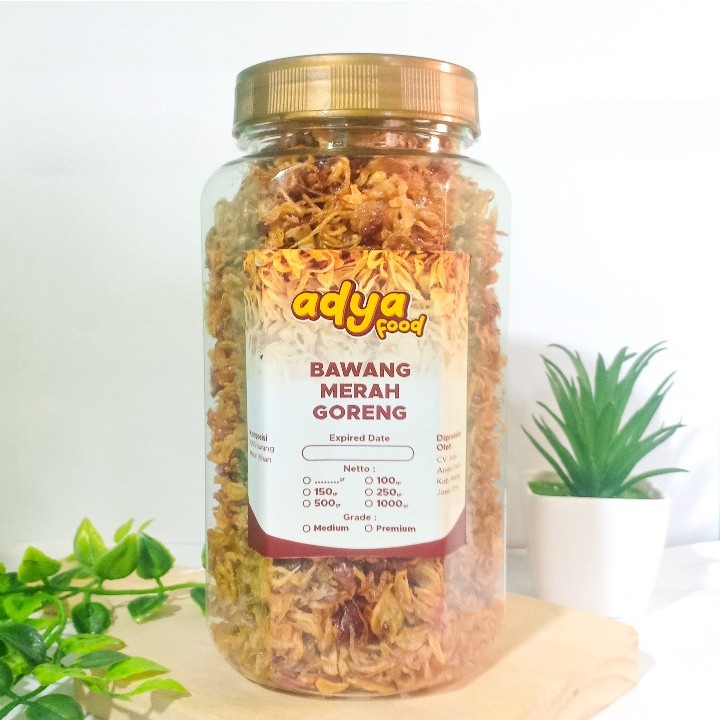 

Bawang Goreng Asli Tanpa Tepung Probolinggo Premium Toples Prisma 140 gr