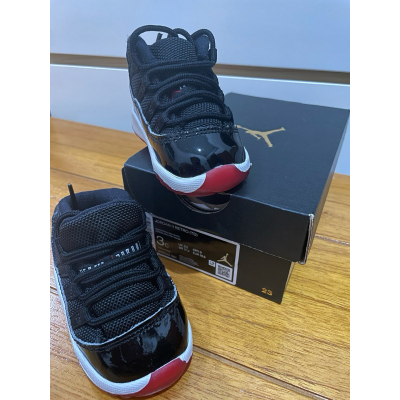 preloved sepatu baby nike jordan 11 retro (TD) 3C
