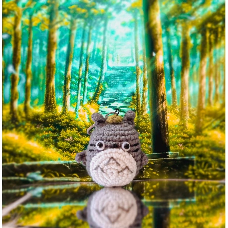 [READY STOK] Ghibli Amigurumi Keychain No face Totoro Spirited Away Gantungan Kunci Ganci