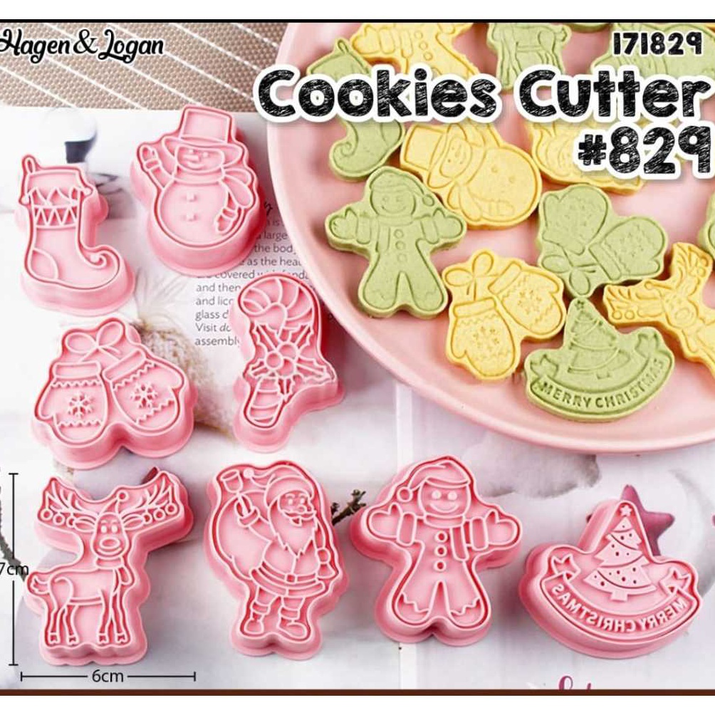 

Terlaris cetakan kue natal biscuit mold isi 8 baru masuk perkiraan diameter 6 cm baru masuk foto di paling depan ya YDE