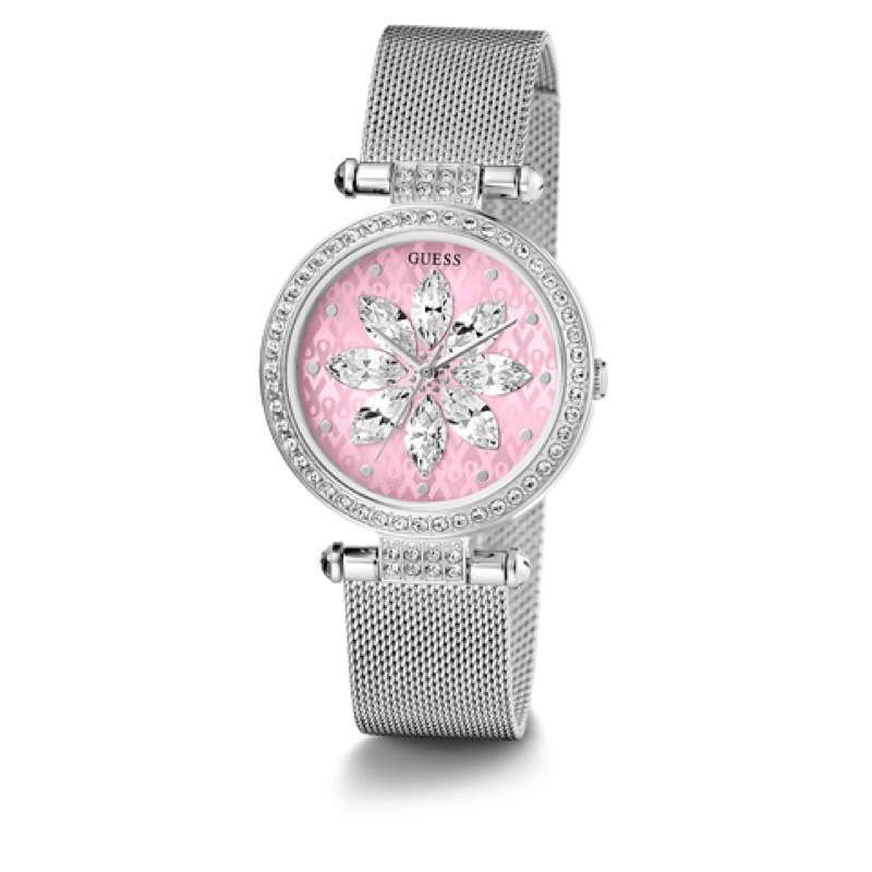 𝙋𝙍𝙀𝙇𝙊𝙑𝙀𝘿 GUESS Ladies Silver Tone Silver Analog Watch Jam Tangan Wanita Original Branded