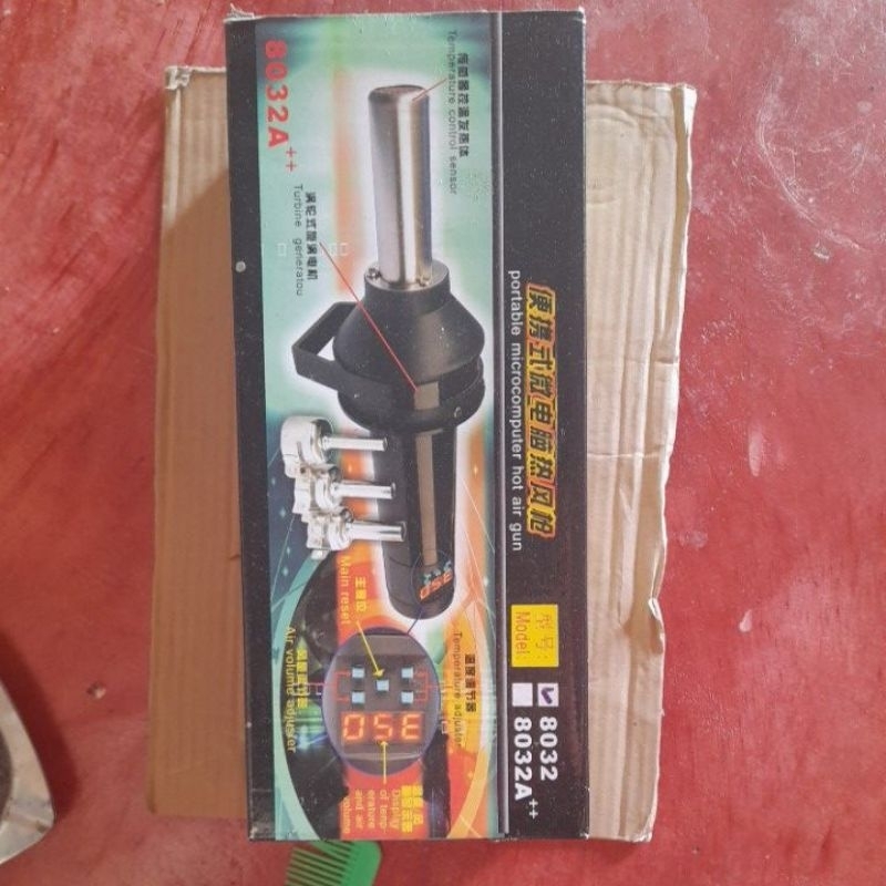 Solder Blower Uap Portabel + Separator LCD + Cetakan IC Second Seken Bekas