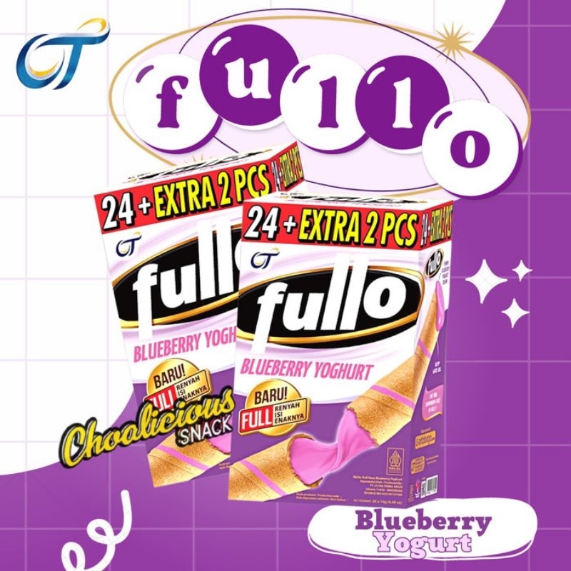 

FULLO BLUEBERRY YOGHURT [ 1 PAK ISI 24 + 2 ]