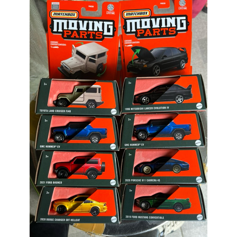matchbox moving parts