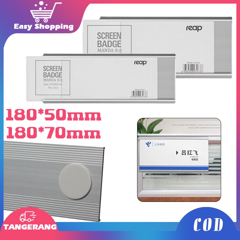 

Papan Nama Sliding Bahan Logam Tempat Papan Nama Self Adhesive