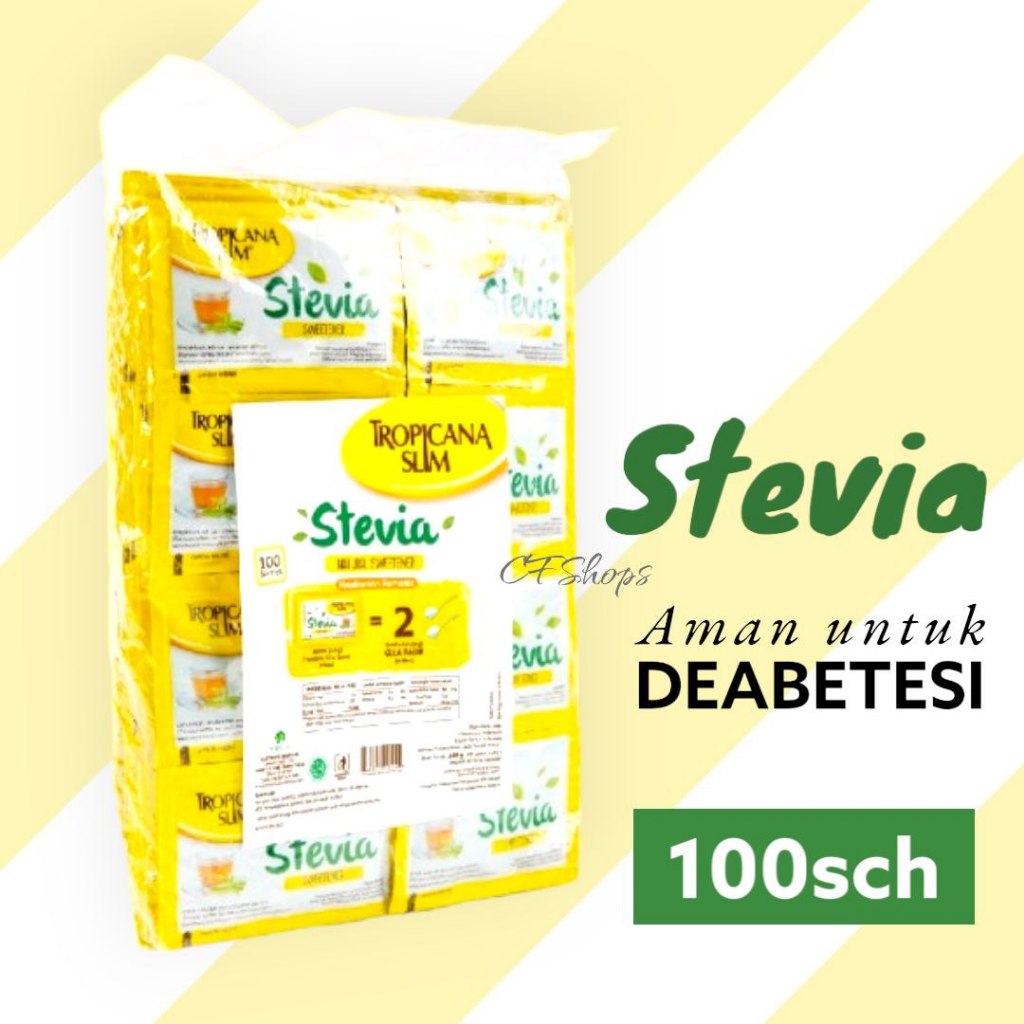 

Tropicana Slim Sweetener Stevia 100 Sch
