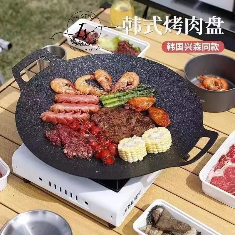 Wajan Panggang Anti Lengket Wajan BBQ Multi Grill Pan UK 34CM n 38 CM