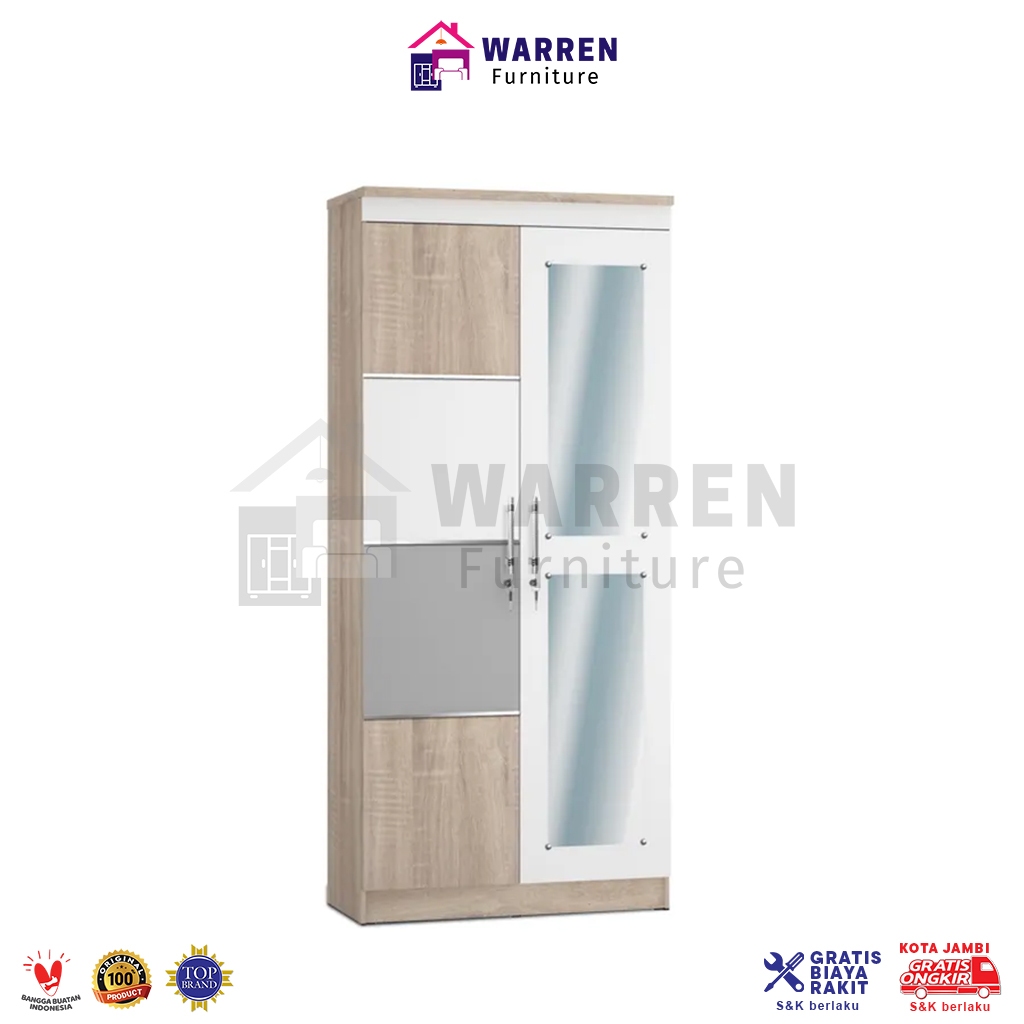 Lemari Pakaian Olympic Navaro Cermin Full Body