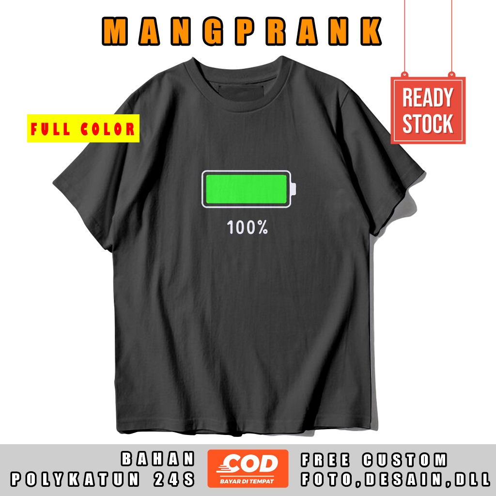 KAOS SABLON CUSTOM DISTRO 100% DTF SATUAN BISA CETAK FOTO | KATA | COUPLE FAMILY | PEMILU | FULL COL