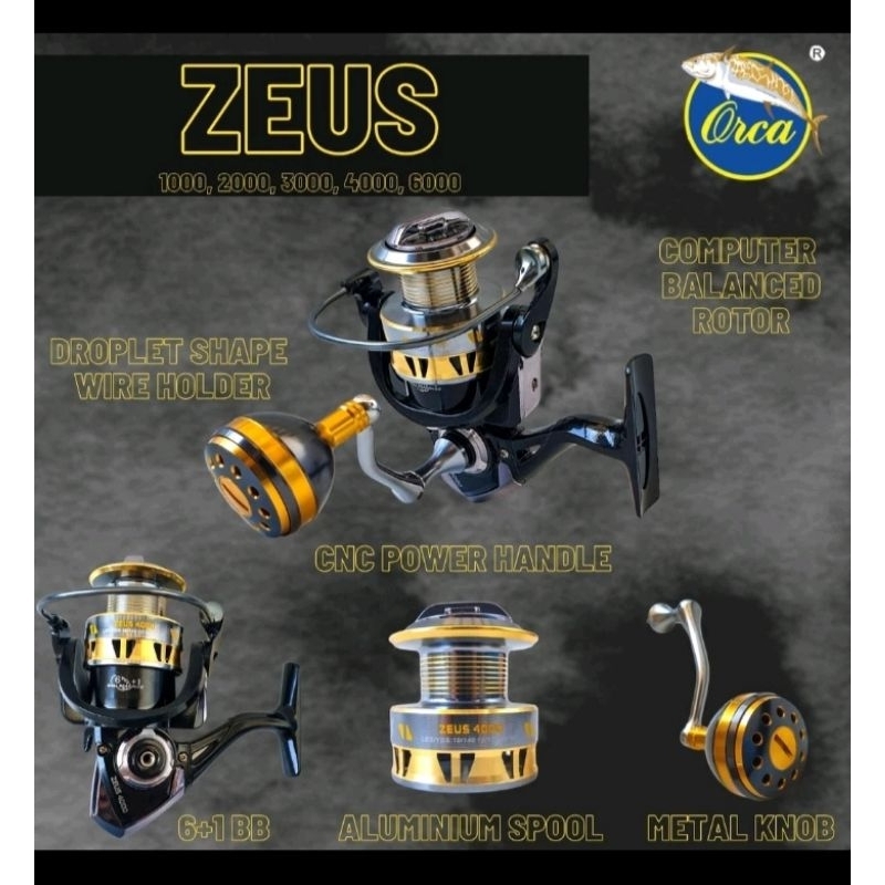 Reel Spining Orca Zeus 4000 Power Handle