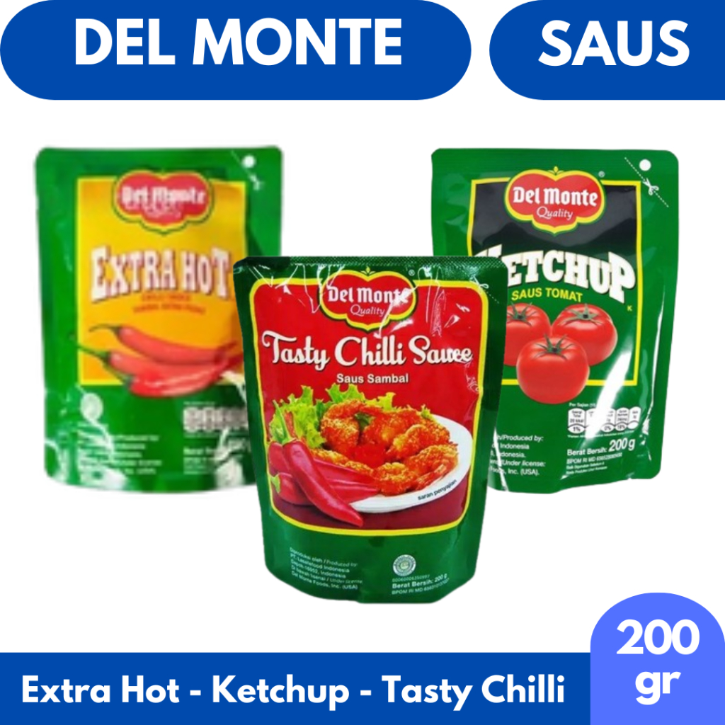 

DEL MONTE SAUS KEMASAN STANDING POUCH 200gr