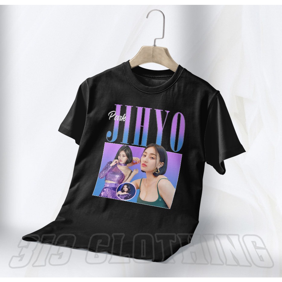 T-Shirt Kaos Jihyo Twice Kaos Washed Park Jihyo Twice