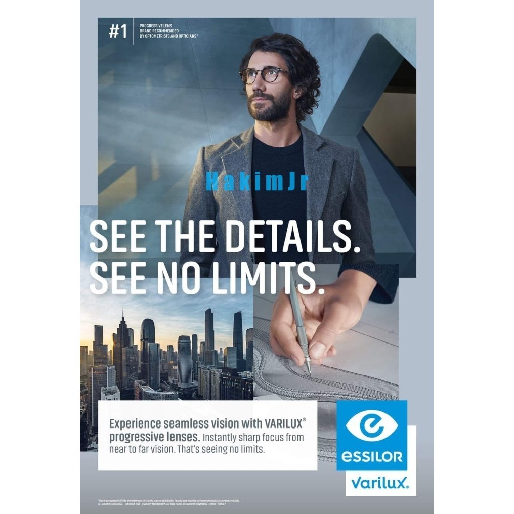 Lensa Kacamata Essilor Progresif Varilux Liberty 3.0