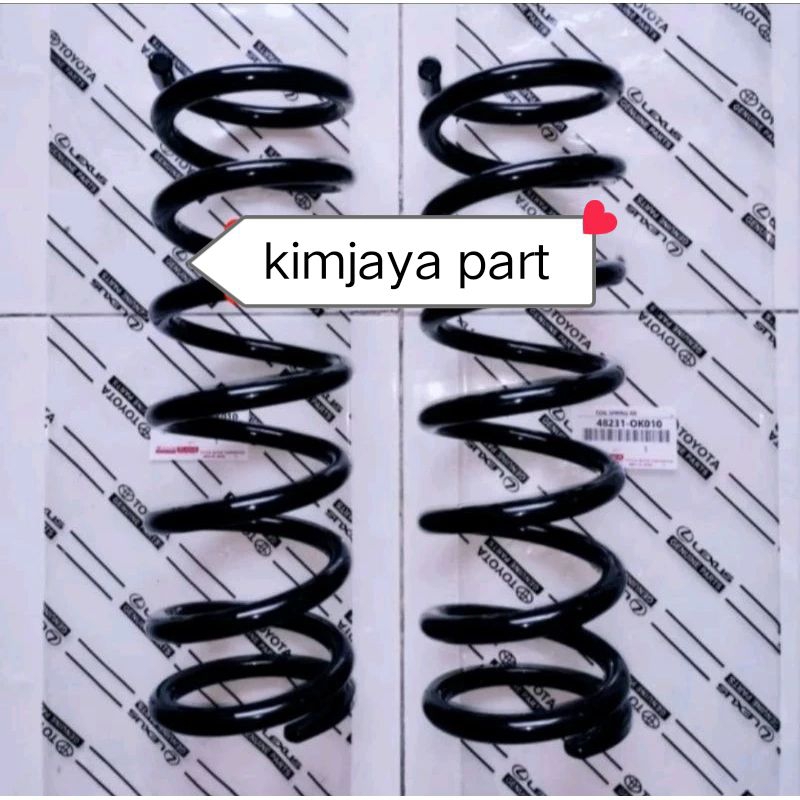 perkeong belakang innova coil spring real toyota innova original