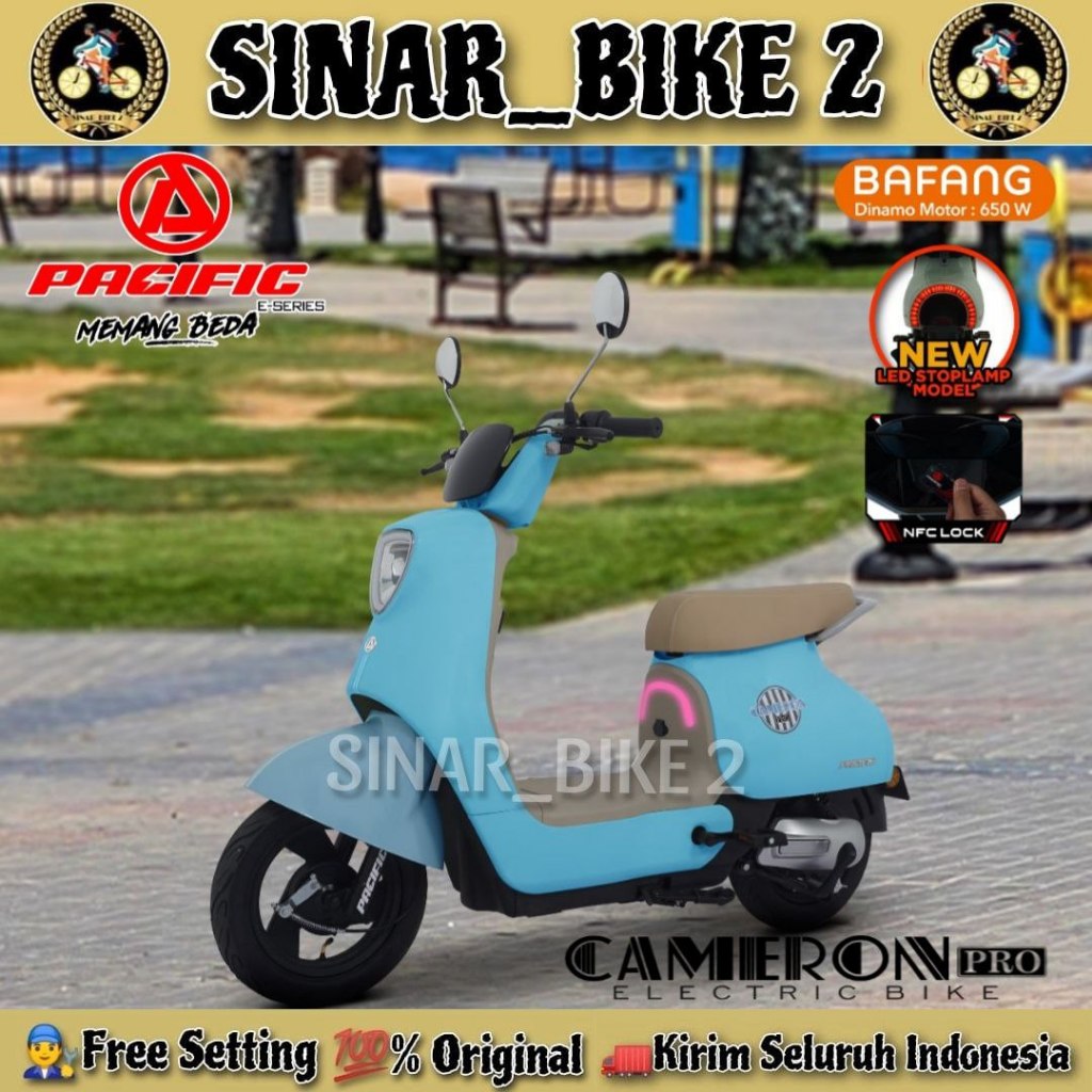 Sepeda Listrik PACIFIC CAMERON & CAMERON PRO 650 Watt Electric E Bike